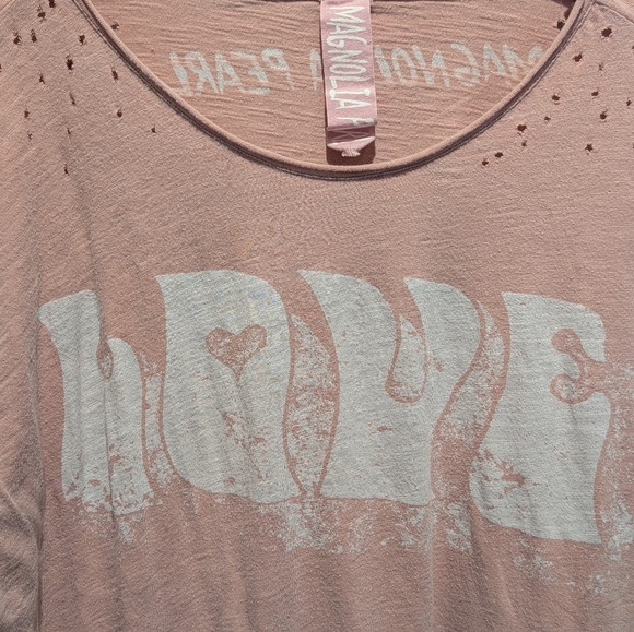 Magnolia Pearl Blush Pink Love Tee - Picture 2 of 4